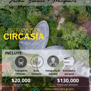 Tour Jardín botánico & Mariposario